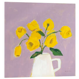 Acrylglasbild Süßes Gelb - Pamela Munger