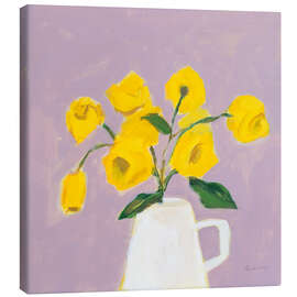 Leinwandbild Süßes Gelb - Pamela Munger