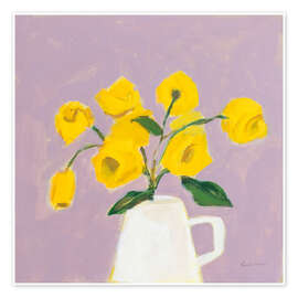 Kunstwerk Sweet Yellow - Pamela Munger