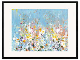 Gerahmter Kunstdruck Abstract Garden I