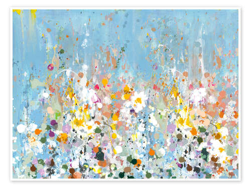 Poster Abstract Garden I