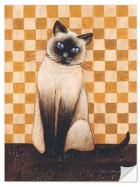 Wandsticker Die Katze Lola - David Carter Brown