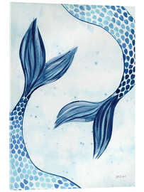 Acrylglasbild Meerjungfrauenflosse - Yvette St. Amant