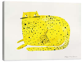 Leinwandbild Katze mit Schnurrhaaren