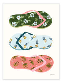 Kunstwerk My Tropical Flip Flops - Yvette St. Amant