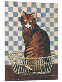 Hartschaumbild Alex the Cat - David Carter Brown