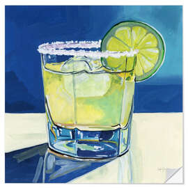 Sticker mural Margarita On The Rocks - Kate Jarvick Birch