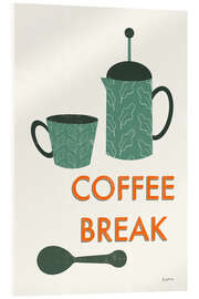 Acrylglasbild Coffee Break