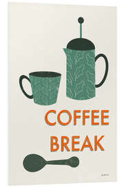 Hartschaumbild Coffee Break