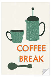 Wandsticker Coffee Break