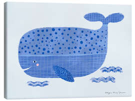 Leinwandbild Wal - Kasia Kucwaj-Tybur