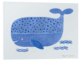 Hartschaumbild Wal - Kasia Kucwaj-Tybur