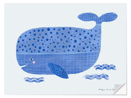 Wandsticker Wal - Kasia Kucwaj-Tybur