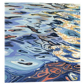 Acrylglasbild Sonnenaufgang auf plätscherndem Wasser - Kate Jarvick Birch