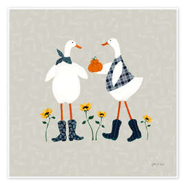 Obraz Ducks in the Pumpkin Patch - Yvette St. Amant