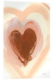 Acrylglasbild Baby-Liebesherz - Yvette St. Amant