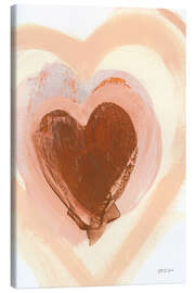 Leinwandbild Baby-Liebesherz