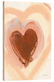 Holzbild Baby-Liebesherz