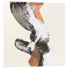 Hartschaumbild Moderne Streifen