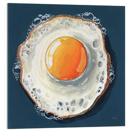 Acrylglasbild Perfektes Spiegelei