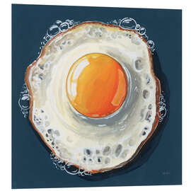 Hartschaumbild Perfektes Spiegelei