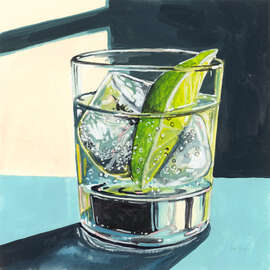 Magnettafel Strong Gin and Tonic