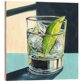 Holzbild Strong Gin and Tonic