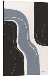 Tableau en aluminium Waterfall Abstract II - Becky Thorns