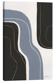 Leinwandbild Abstrakter Wasserfall II - Becky Thorns