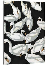 Tableau en aluminium Swan Pond