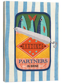 Leinwandbild Leckere Sardinen IV