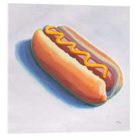 Acrylglasbild Hot Dog - Wellington Studio