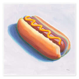 Wandbild Hot Dog - Wellington Studio