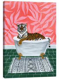 Leinwandbild Tiger in der Badewanne - Yvette St. Amant