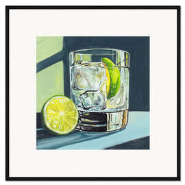 Gerahmter Kunstdruck Gin and Tonic