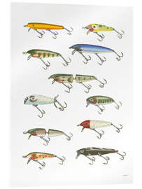 Acrylglasbild Angelköder