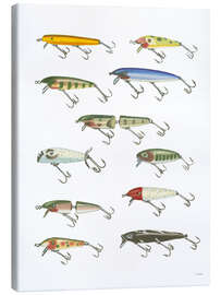Leinwandbild Angelköder