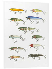 Hartschaumbild Angelköder