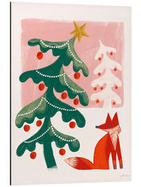 Alubild Retro Weihnachtsurlaub I