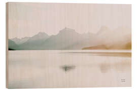 Holzbild See in Montana - Nathan Larson