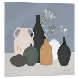 Acrylglasbild Stilleben mit Flaschen und Gefäßen - Danhui Nai