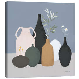 Lienzo Still life with bottles and vessels - Danhui Nai