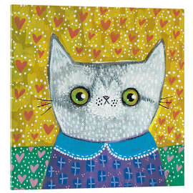 Acrylglasbild Kooky Cat - Melissa Averinos
