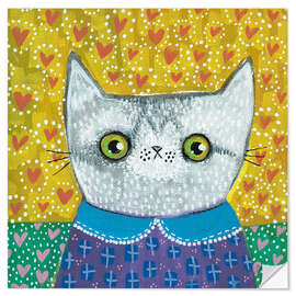 Wandsticker Kooky Cat - Melissa Averinos