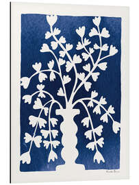 Magnettafel Blooming Blue II