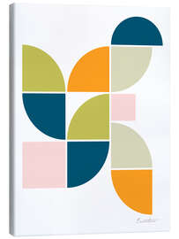 Leinwandbild Mid Century Geo I