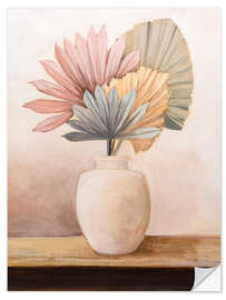 Wandsticker Sonnenpalmen Stillleben