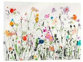 Acrylglasbild Graffiti-Wiese - Danhui Nai