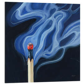 Alubild Ein Streichholz ausblasen II - Kate Jarvick Birch