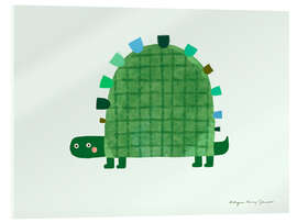 Acrylglasbild Geometrische Schildkröte